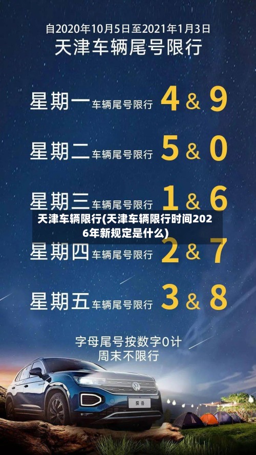 天津车辆限行(天津车辆限行时间2026年新规定是什么)-第3张图片