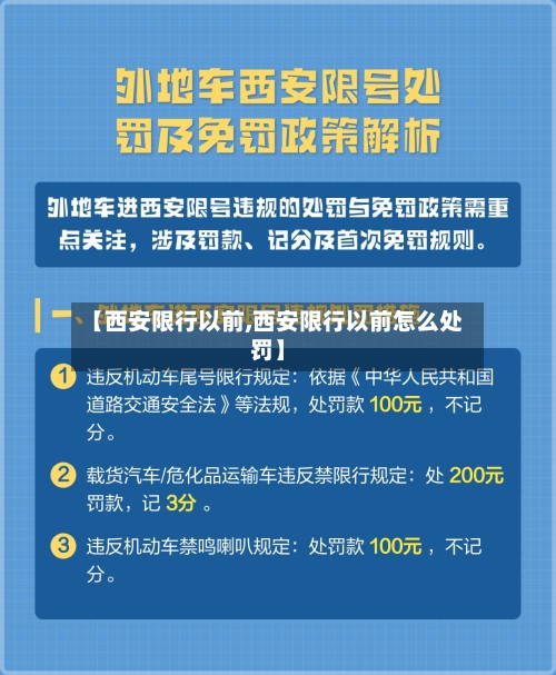 【西安限行以前,西安限行以前怎么处罚】-第3张图片