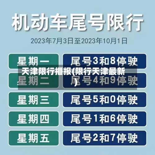 天津限行播报(限行天津最新)-第2张图片