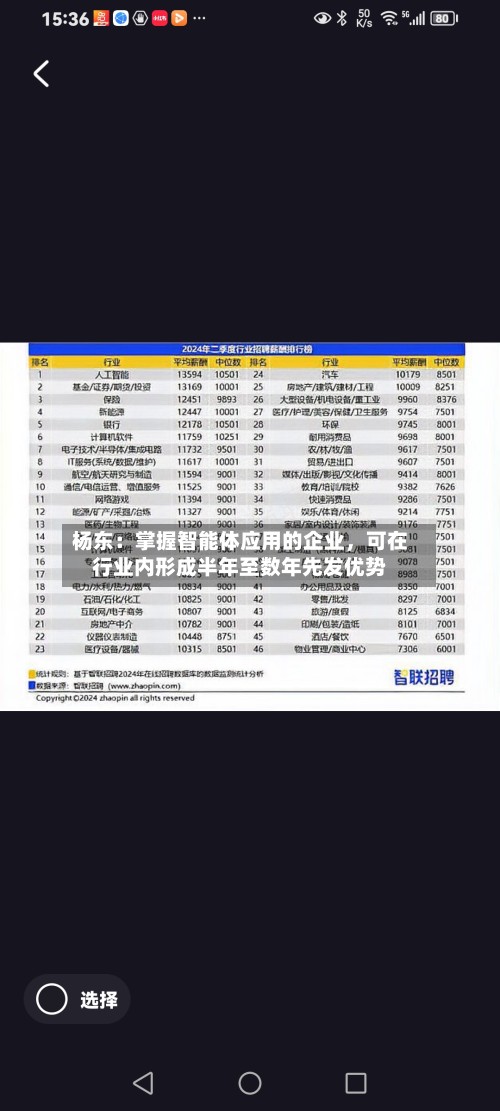杨东：掌握智能体应用的企业，可在行业内形成半年至数年先发优势-第2张图片